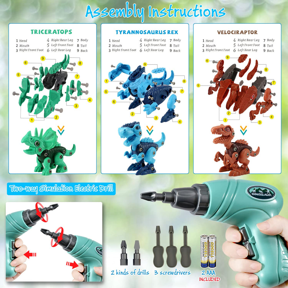 FREE TO FLY electric drill set with bits supports easy assembly