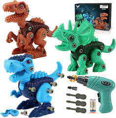 FREE TO FLY green Triceratops take-apart toy boosts hands-on STEM exploration