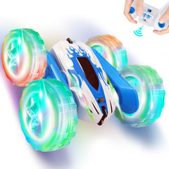 FREE TO FLY RC car front view with LED headlights for night play