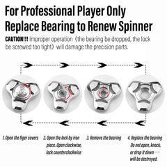 FREELOVE replacement-bearing in package offers easy spin restoration.