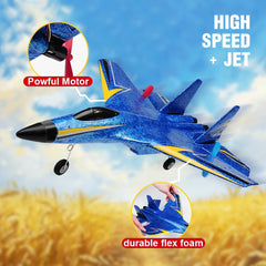 Fremego Su-27 RC Plane suitable for adults, kids, and beginners learning together