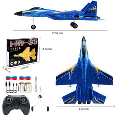 Fremego Su-27 RC Plane side profile highlights streamlined body for easy glides