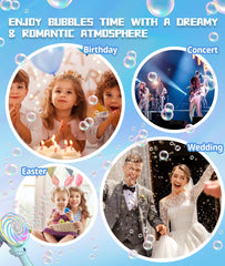 Gift-ready Frequent Bubbles Bubble Wand for birthdays and holidays