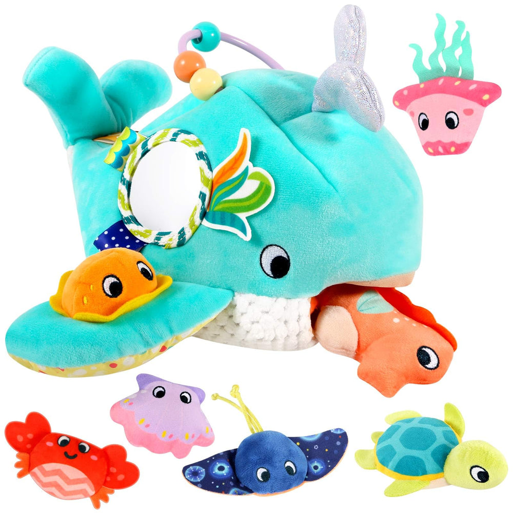 FREYBLI Ocean Adventure whale image with soft texture for tactile exploration.