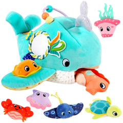 FREYBLI Ocean Adventure whale image with soft texture for tactile exploration.