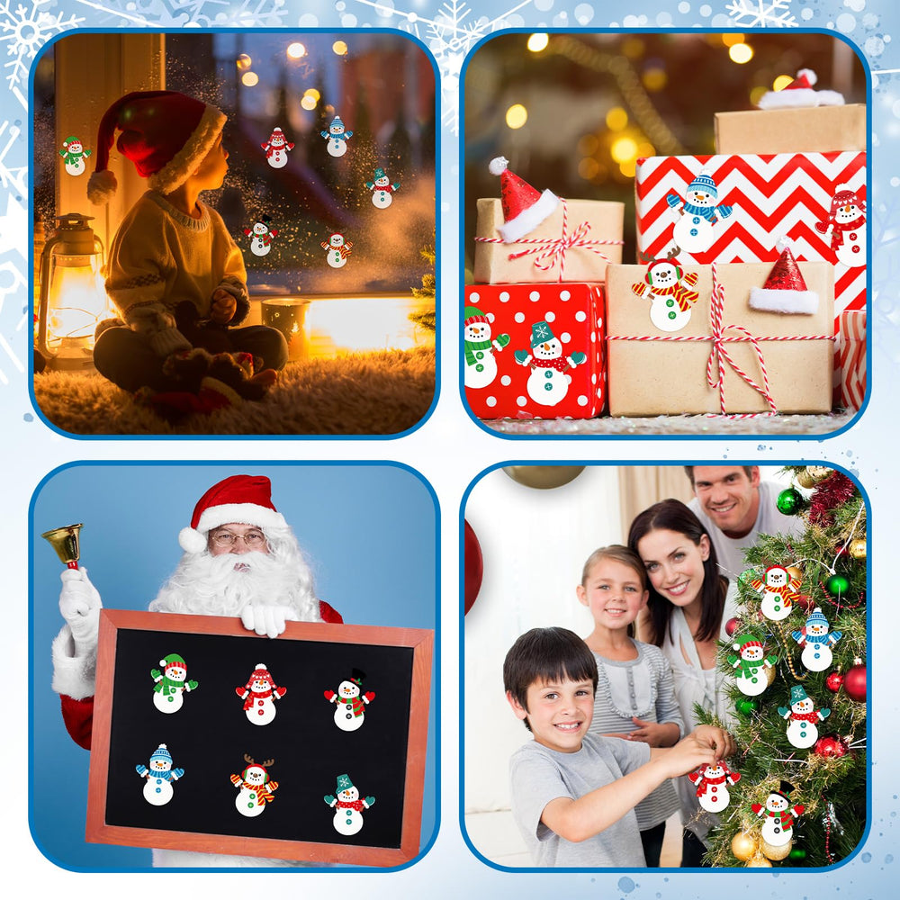 Frienda snowman stickers classroom use brings festive cheer to learning spaces.