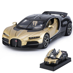 FRJV gold diecast car side view for imaginative play.