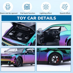 FRJV Hellcat SRT 1/24 wheels and suspension support smooth motion.