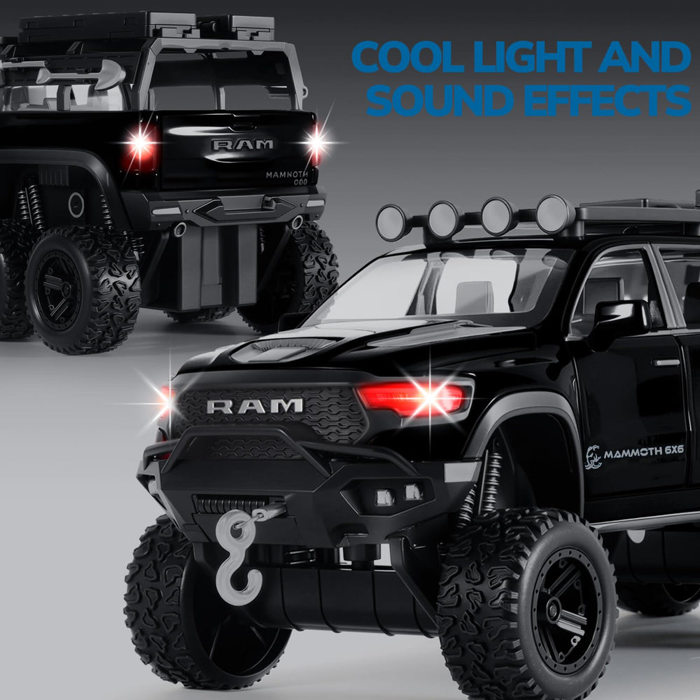 FRJV Mammoth diecast with pull-back action for quick, responsive speed.