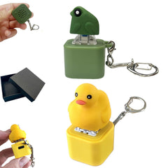 Frog Croaking Fidget Toy front view with LED lights for stress relief.