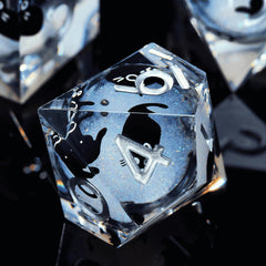 Froggod dice with sharp edge for precise dice rolls