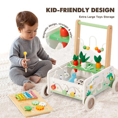 Frogprin rotating gears on the walker, cause-and-effect exploration