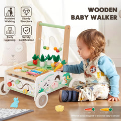 Frogprin shape sorter on the walker, hands-on learning on the move