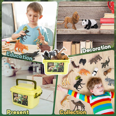 FRUSE safari crocodile figurine supports interactive storytelling and action scenes.