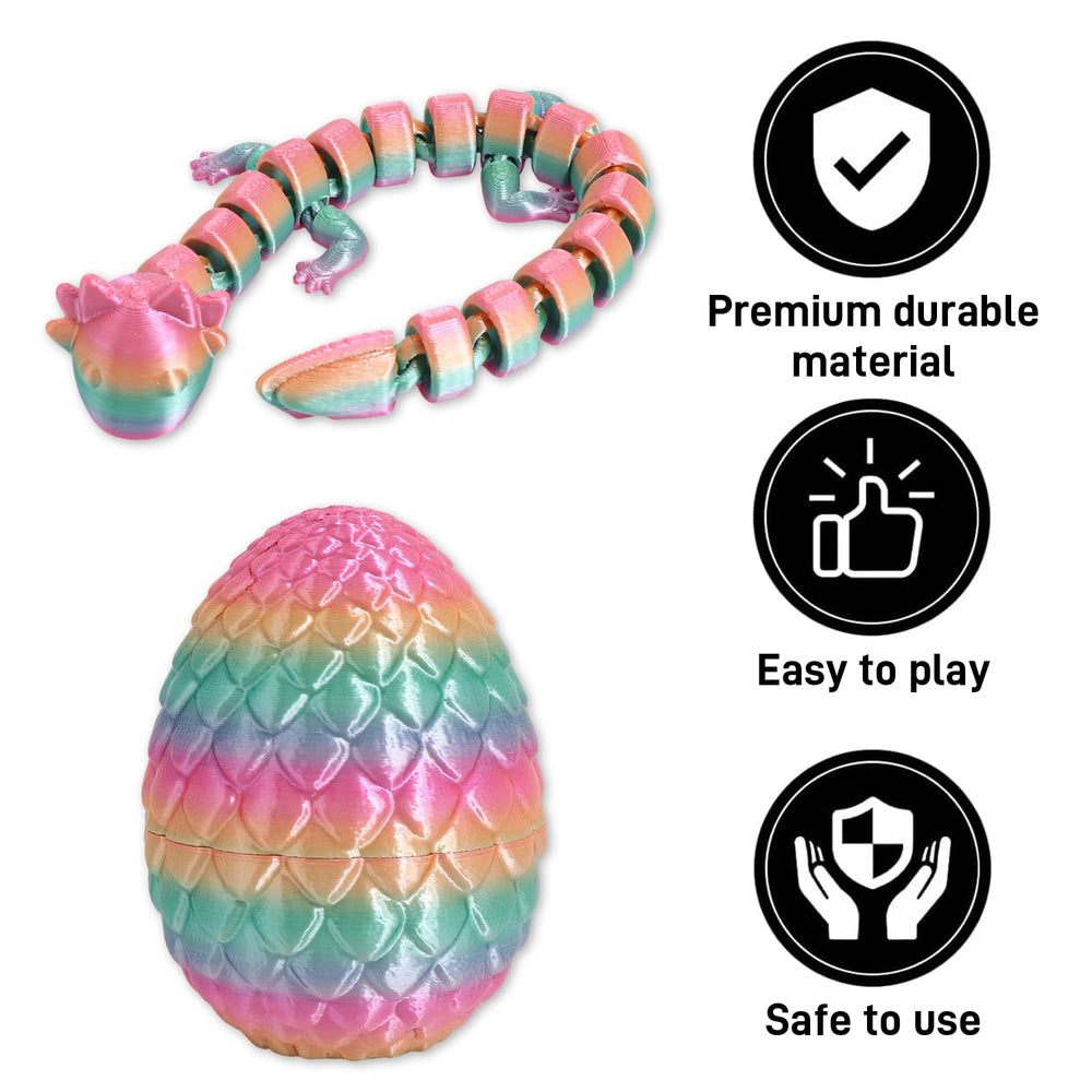 FRVTJS Salamander Egg Top crystal surface; note sharp edges for safe play.