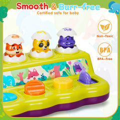 FS Toddler Pop Up Toy kid-friendly buttons for little hands