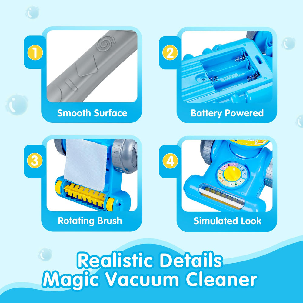 FS Vacuum toy made of durable ABS plastic for safe toddler use