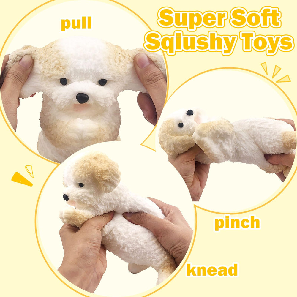 FSFHSJ kawaii dog squishy suited for kids and adults