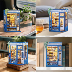 Fsolis Book Nook Kit assembly guide supports beginners step by step