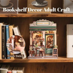 Fsolis Book Nook Kit bookshelf decor display adds whimsy to your shelf
