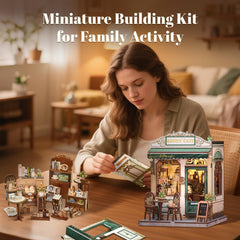 Fsolis Book Nook Kit detailed miniature furniture for tiny scenes