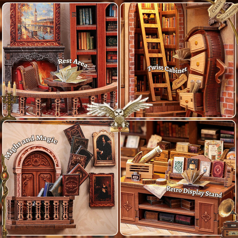 Fsolis Book Nook Kit perfect gift for book lovers and crafters.