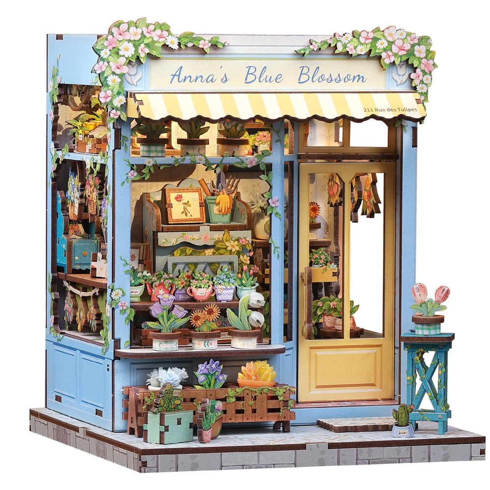 Fsolis Book Nook Kit interior scene adds cozy bookshelf charm