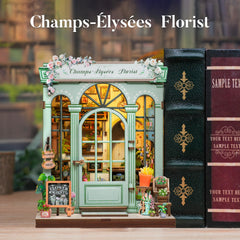 Fsolis Book Nook Kit Miniature Library Scene creates a cozy reading corner.