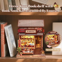 Fsolis Book Nook Kit stress relief scene for mindful crafting