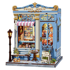 Fsolis Sweet Marie Book Nook Bakery scene decor for cozy reading corners.