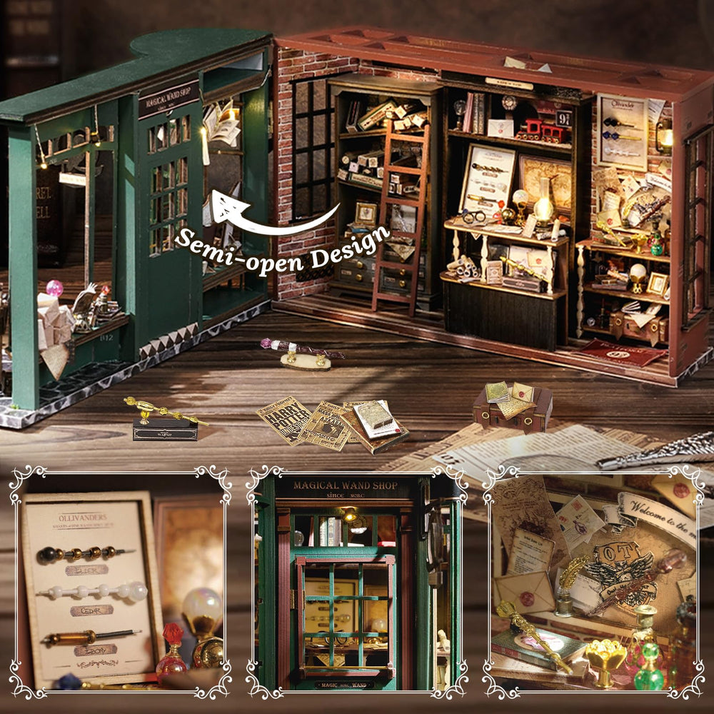 Fsolis wooden puzzle features realistic furniture for tactile, decorative enjoyment.