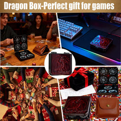 FSOUEHY portable DND dice case fits easily in pockets and bags.