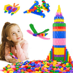 FUBAODA Kids 600pcs blocks for creative construction play and skill building.