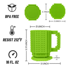 FUBARBAR brick mug assembled with bricks for daily ritual