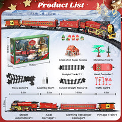 FuBegi flexible track layout enables customized holiday configurations.