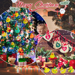 Fudragtn Christmas rubber duck variety set, 36 styles for shared play and festive décor.