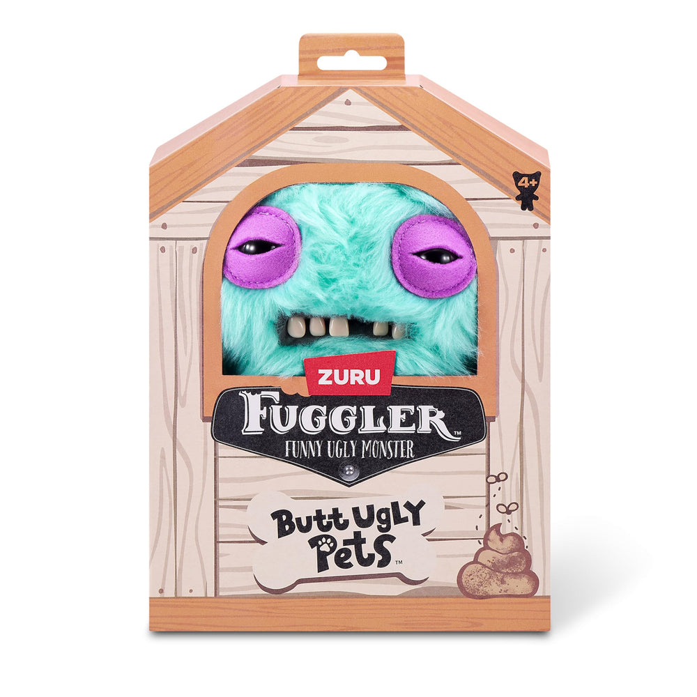 Fuggler Mr Buttons Rabbit plush close-up for soft hugs and unique charm.