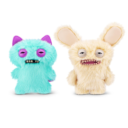 Fuggler Yawper Cat plush with soft fur for cozy cuddling and playful mischief.