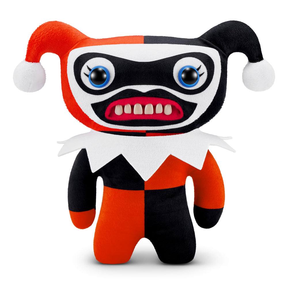Fuggler Harley Quinn plush with soft texture for cozy play and display.