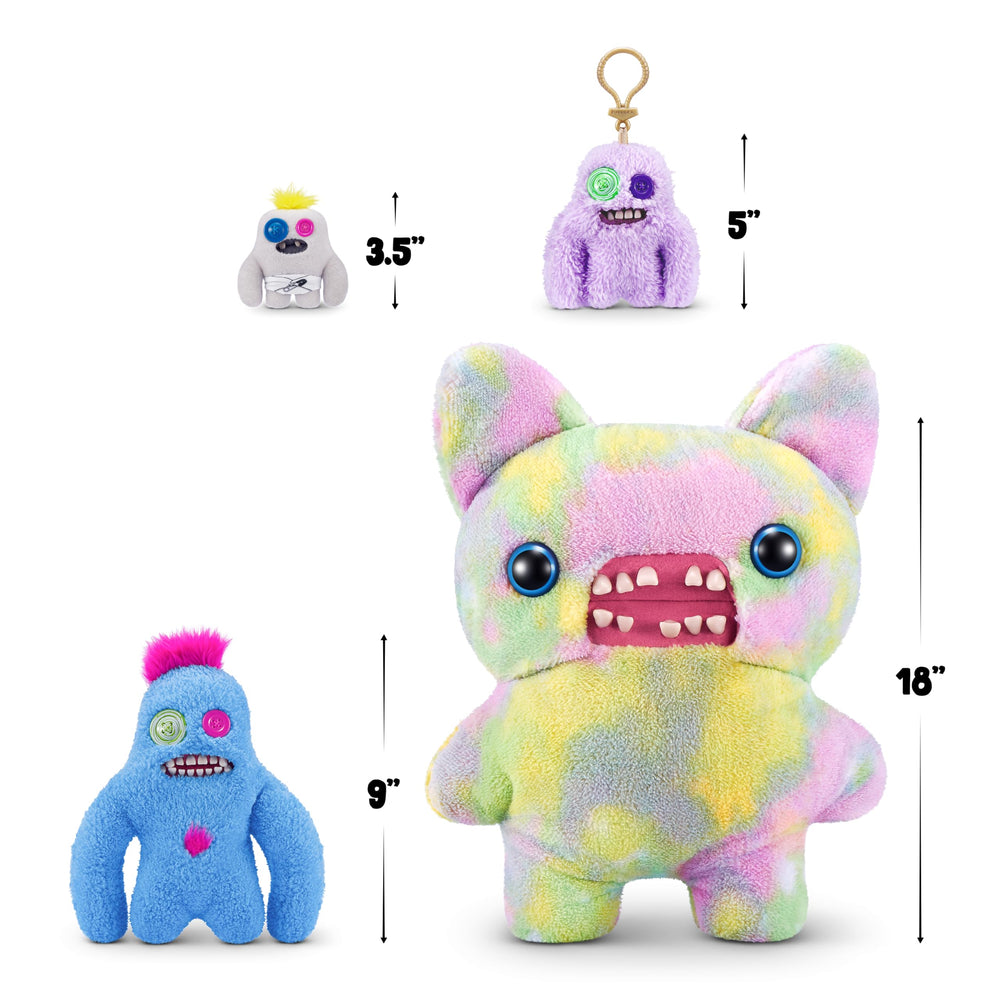 Fuggler Hairy Fuggs 9in Series 1 moustache detail adds playful mystery