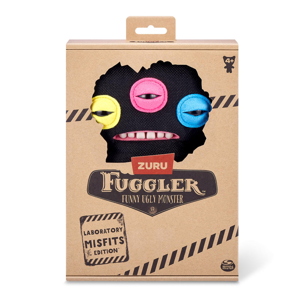 Fuggler with human-like teeth close-up highlights quirky design details.