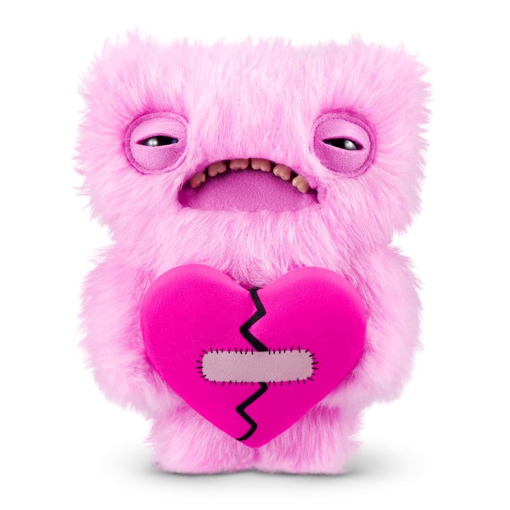 Fuggler Love Fugg pink plush, 9-inch cuddle buddy.