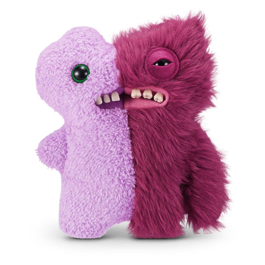 Fuggler Misfit Gaptooth Mcgoo plush with soft fur for cozy, chaotic play.