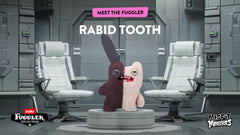 Fuggler Misfit Rabid Tooth soft plush material provides comforting tactile play