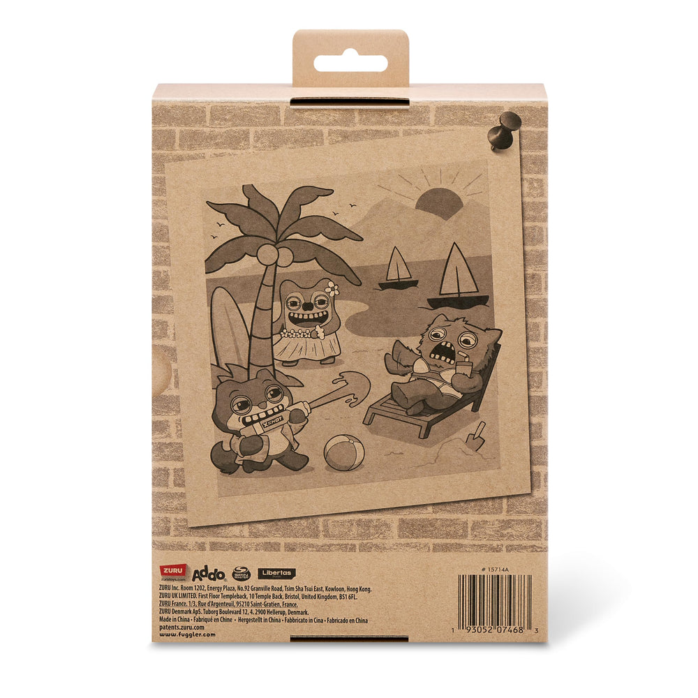 Fuggler Vacay Vibes Reek-O Orange travels well for on-the-go play.