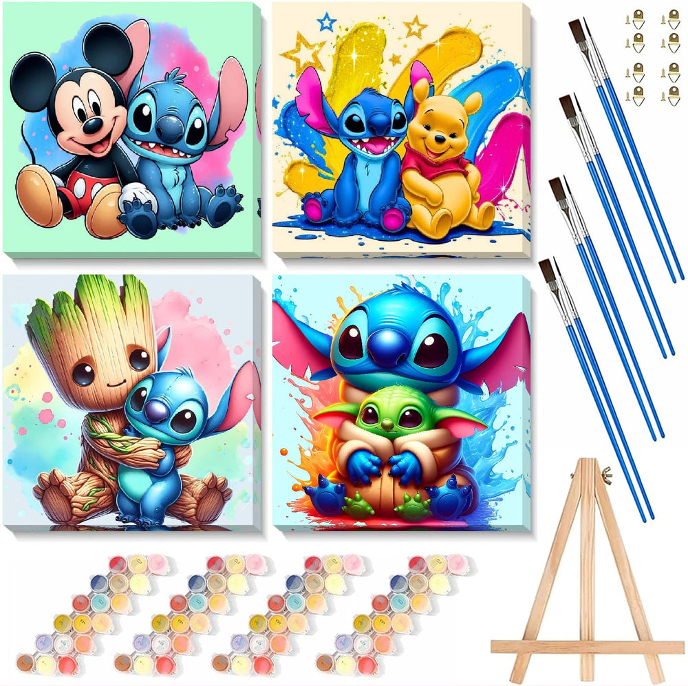 Fuinkqe framed canvas for kids art with ready-to-hang option.