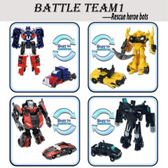 FULIM deformable battle robots set supports two-team battles for social play.