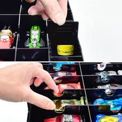 FULLCASE BPA-free plastic protects tiny toys from dust and scratches.