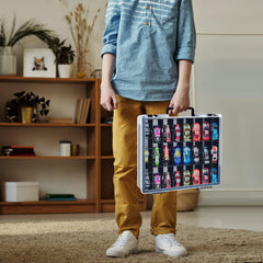 FULLCASE clear side panels keep contents visible and organized.