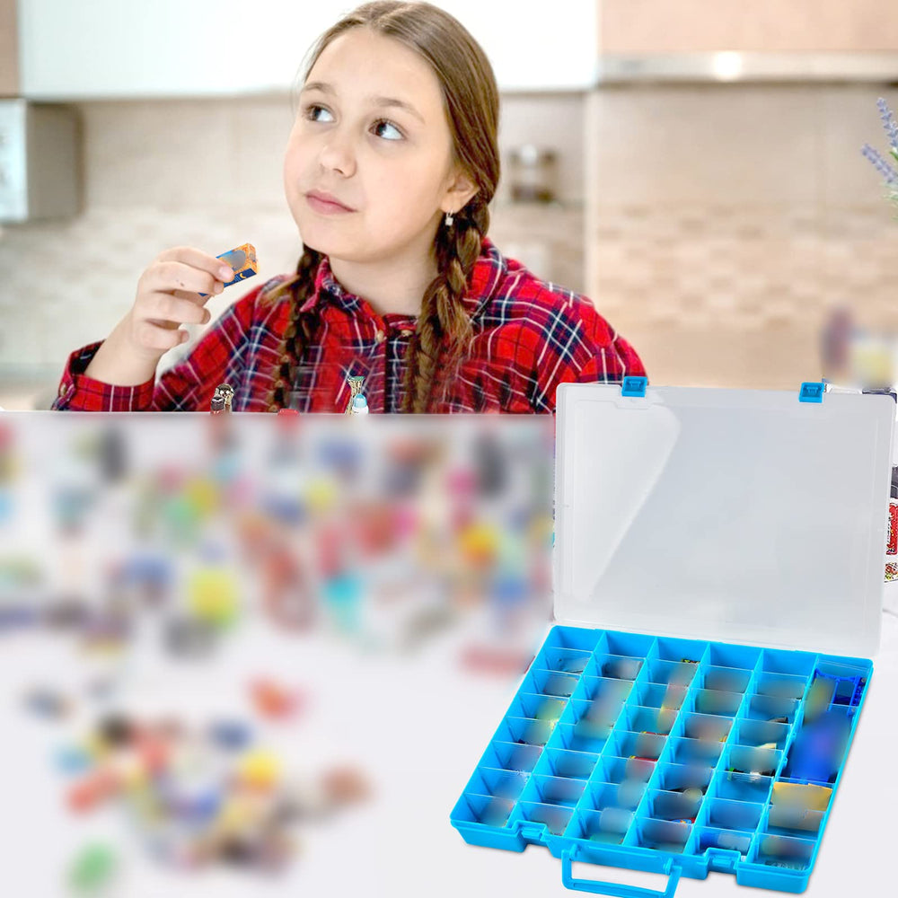 FULLCASE minibrands case clear lid enables quick at-a-glance viewing.